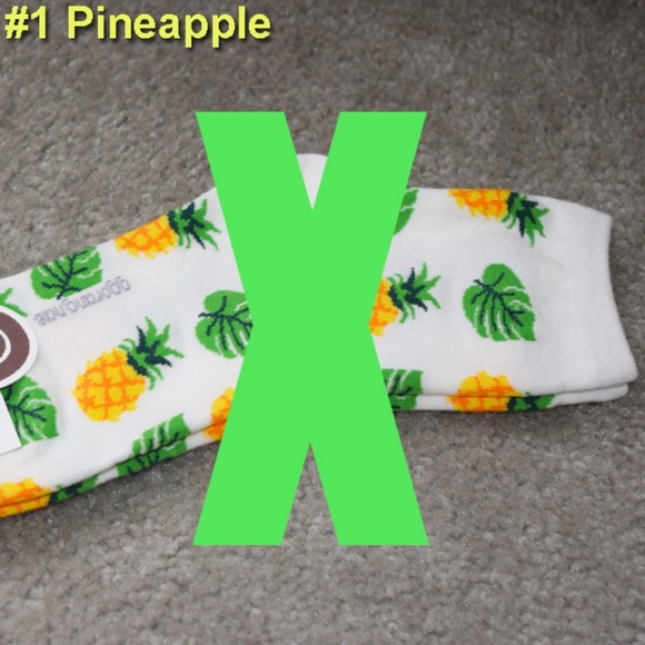 NWT Women's Socks Fruit Pattern - Picture 2 of 7